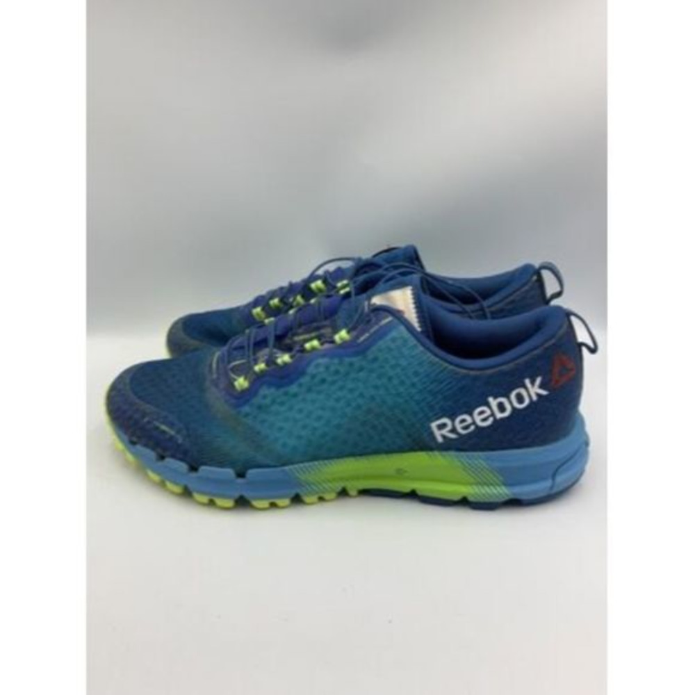 Reebok Blue and Green Athletic Shoes